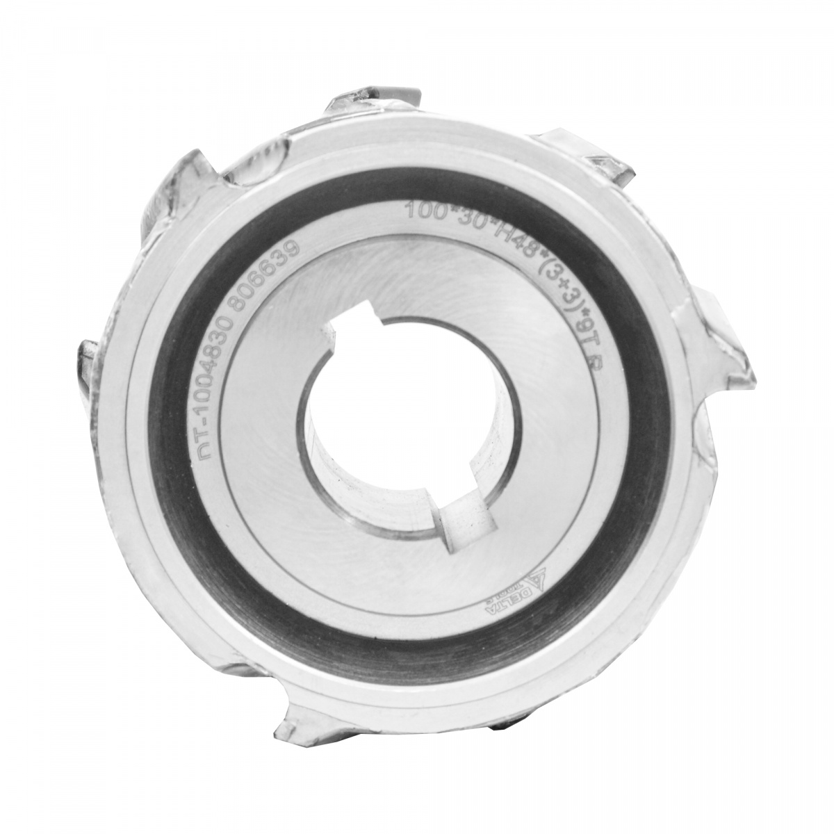Фреза алмазная DELTA TOOLS 100x30x48 3+3x9Т R фуговальная для кромкооблицовочныx станков