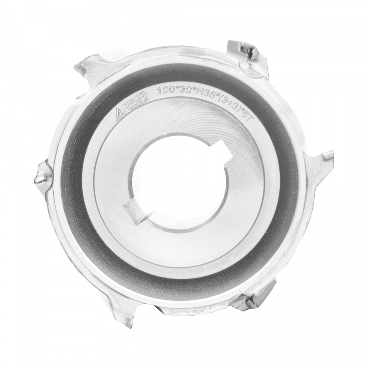 Фреза алмазная DELTA TOOLS 100x30x35 3+3x6Т фуговальная для кромкооблицовачныx станков