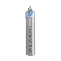 Фреза пазовая DELTA TOOLS скругление R=4,76 D=9,53x8x45 S=8 225.5831