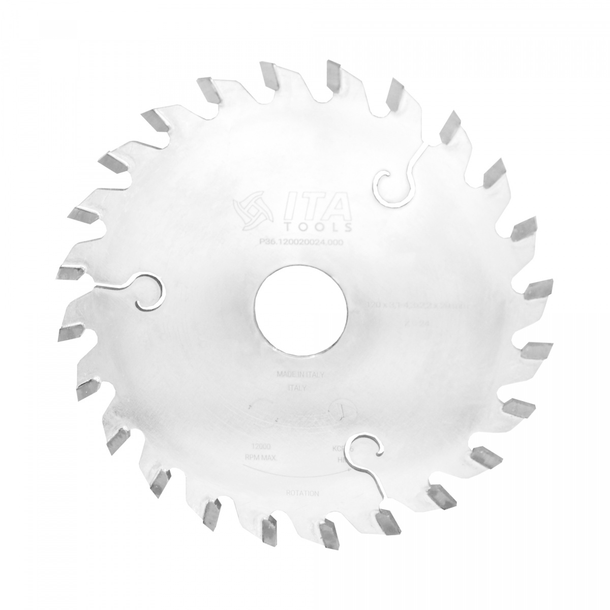 Пила подрезная ITA 120x3,1-4,3/2,2x22 Z=24 коническая P36.120022024.000